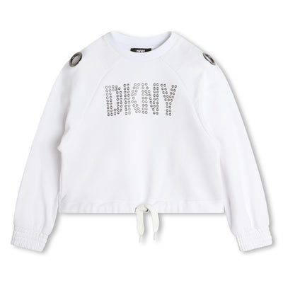 Dotted print sweatshirt by DKNY