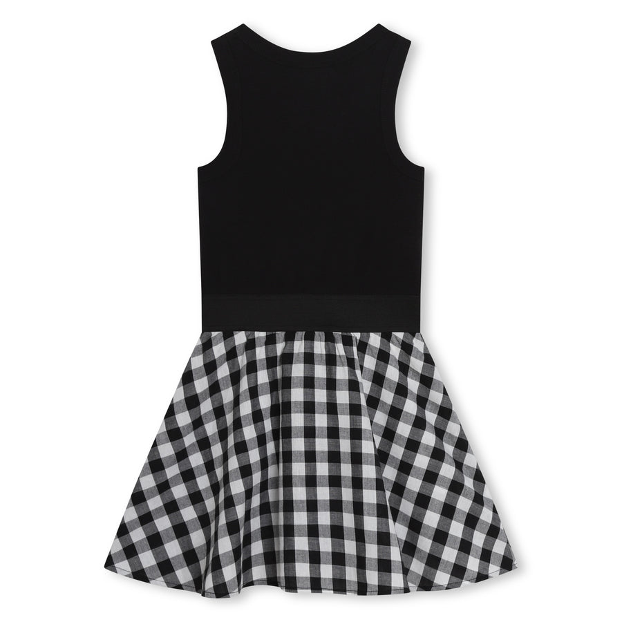 Black/white checkered dress by DKNY