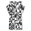 Checkered hooded dress by DKNY