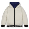 Waisted reversible coat by DKNY