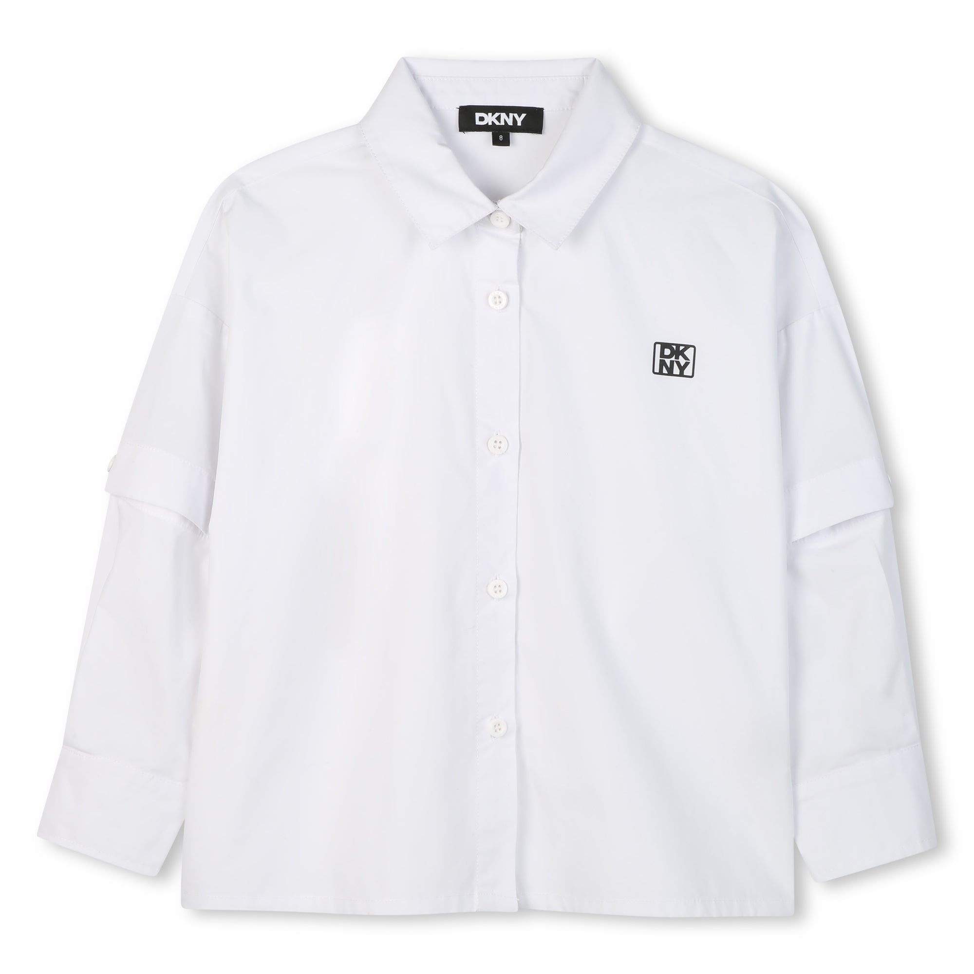 DKNY Button down white shirt