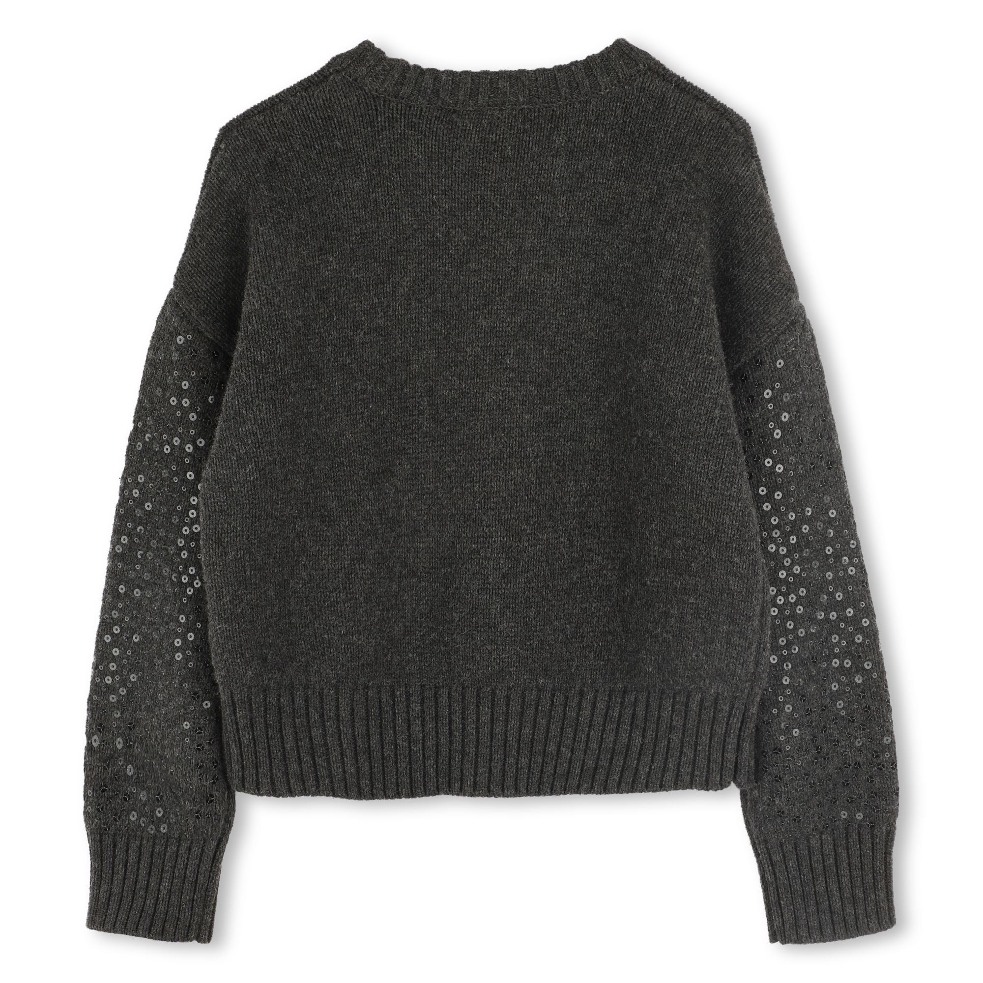 DKNY Sequin sleeve sweater