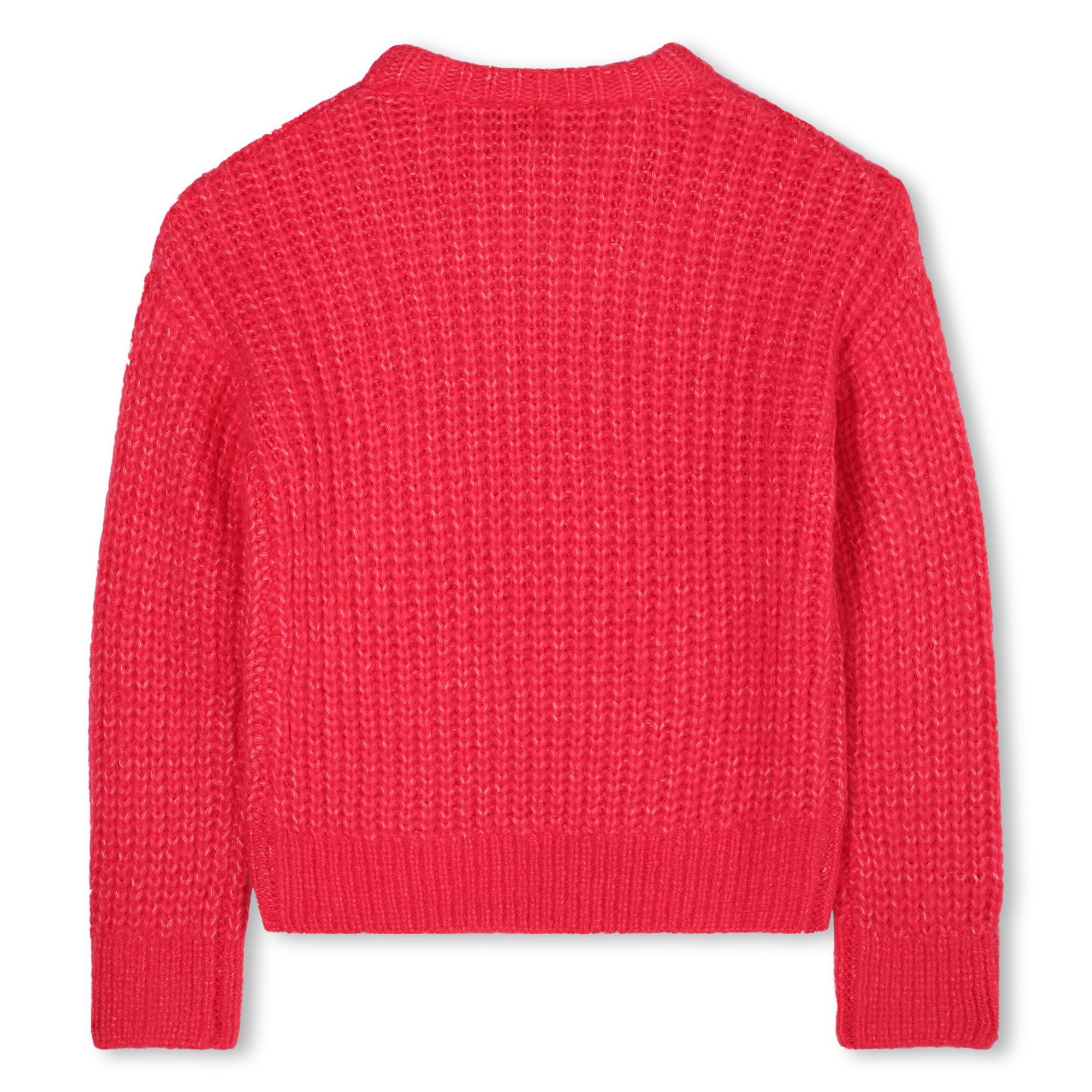 DKNY Fushia metal plate sweater