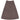 G Degree Tiered brown wash skirt