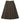 G Degree Brown button A-line skirt