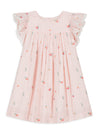 Shanti pink bouquet stripes dress by Louise Misha