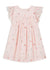 Shanti pink bouquet stripes dress by Louise Misha