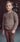 Coco Blanc Diamond mocha crew sweater