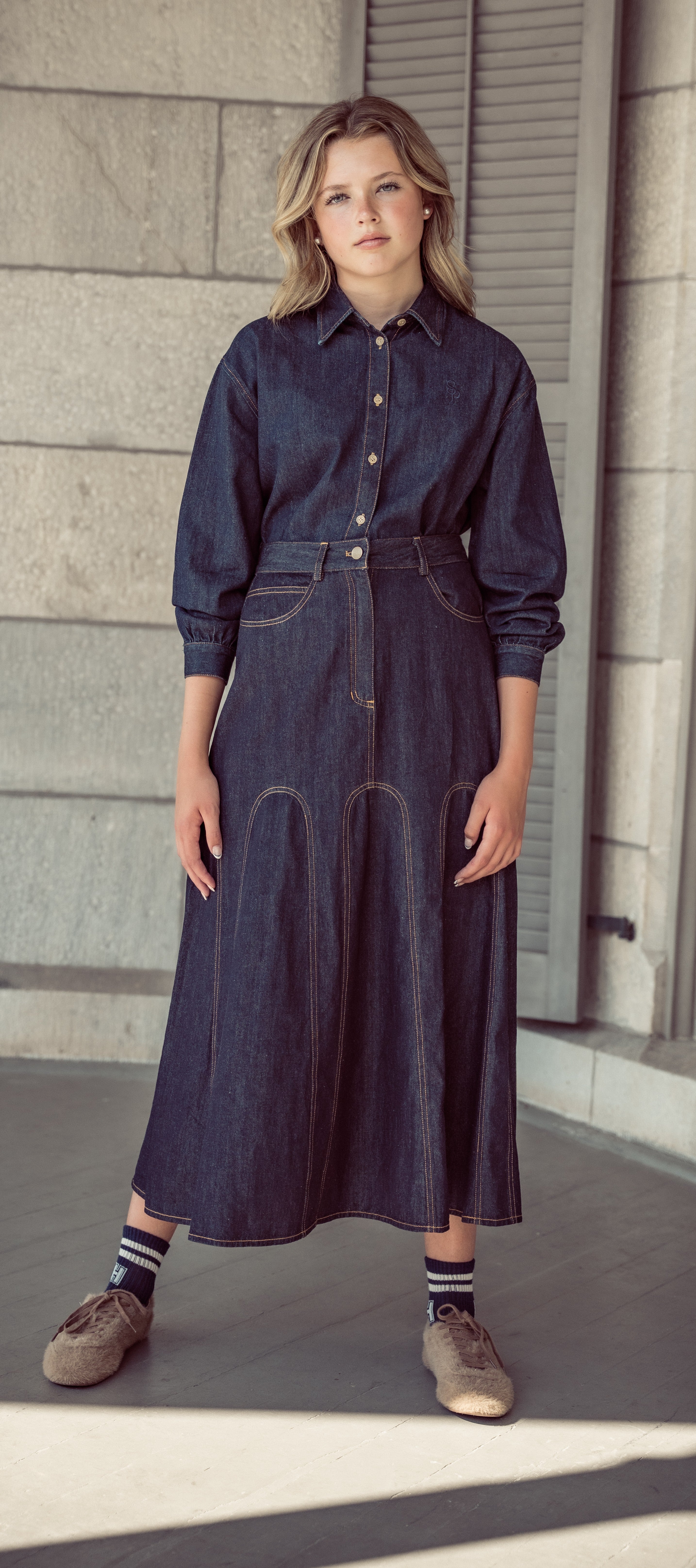 Coco Blanc Denim shirt