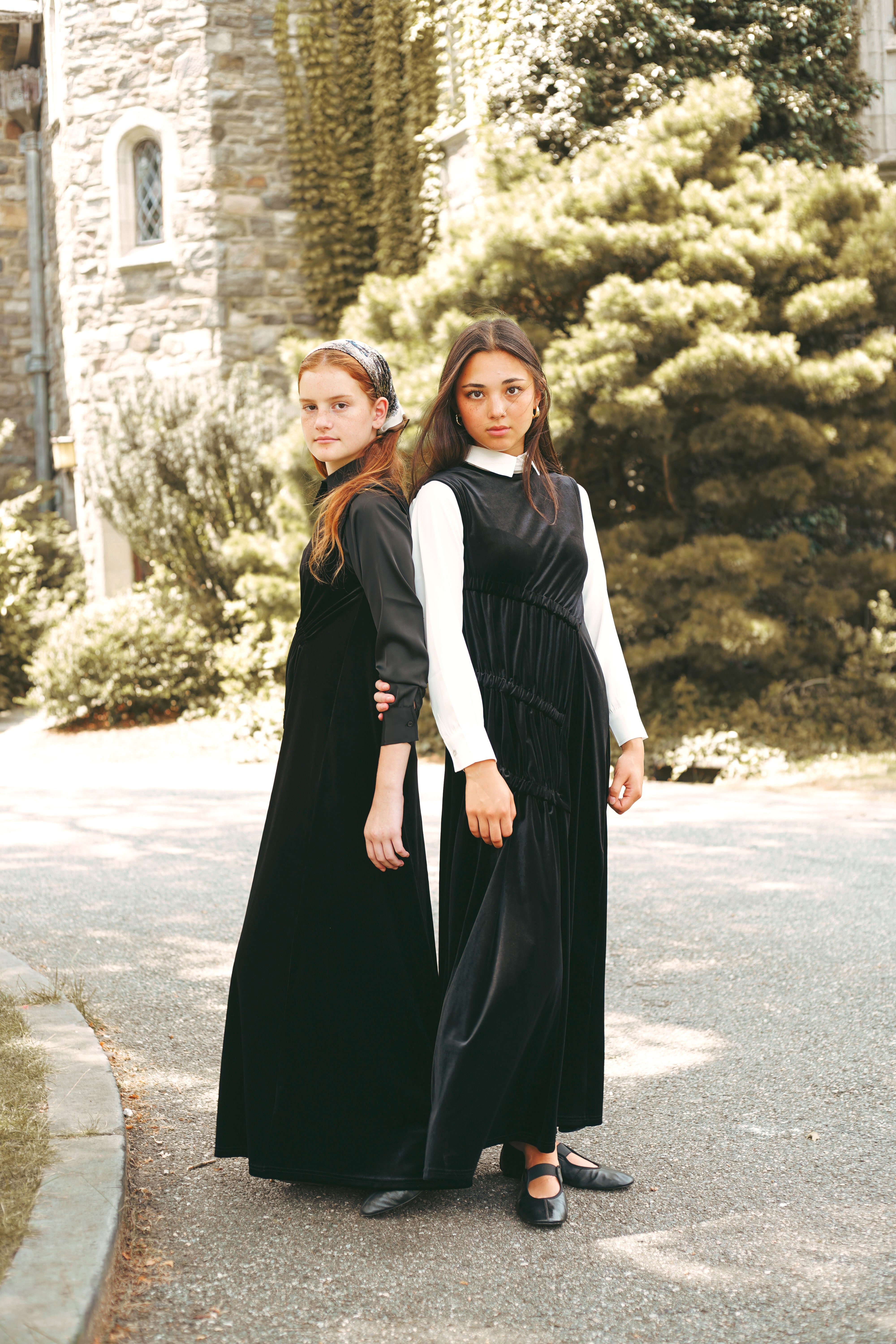 Urban Edge Ruched velour maxi