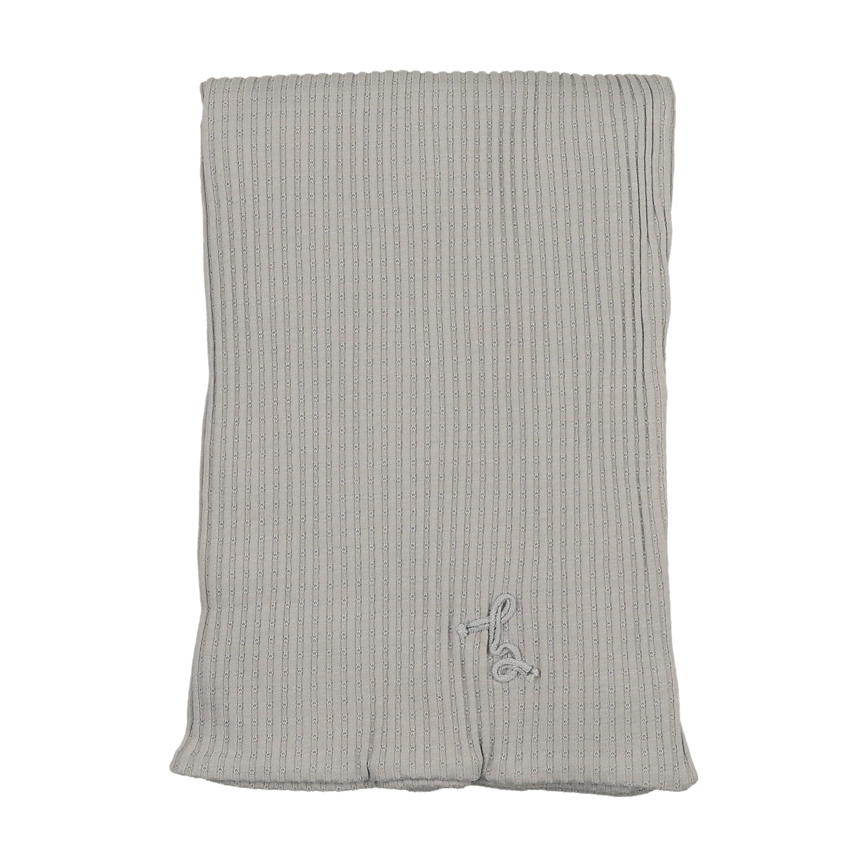 Bee & Dee Dainty rope pointelle fog blanket