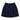Petit Blush Denim midi ruffle skirt