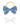 Archi Baby Dark denim + white rope bow set - Flying Colors