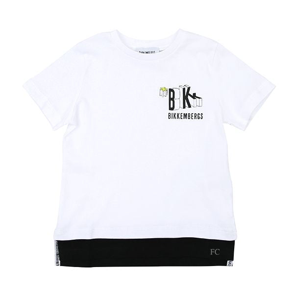 BK Layered t-shirt by Bikkembergs