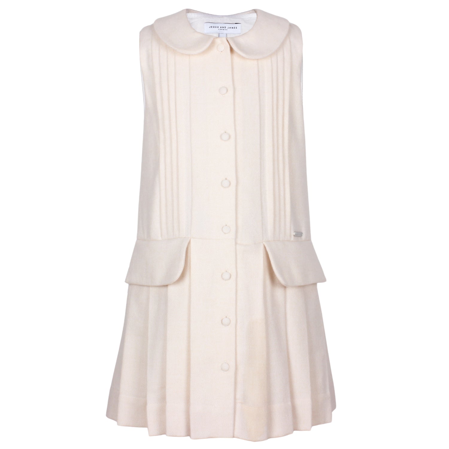 Jessie & James Dolly Herringbone Pinafore Dress