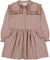Twill brushed check dress by Louis Louise