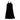 Lil Legs Velour slip black maxi dress