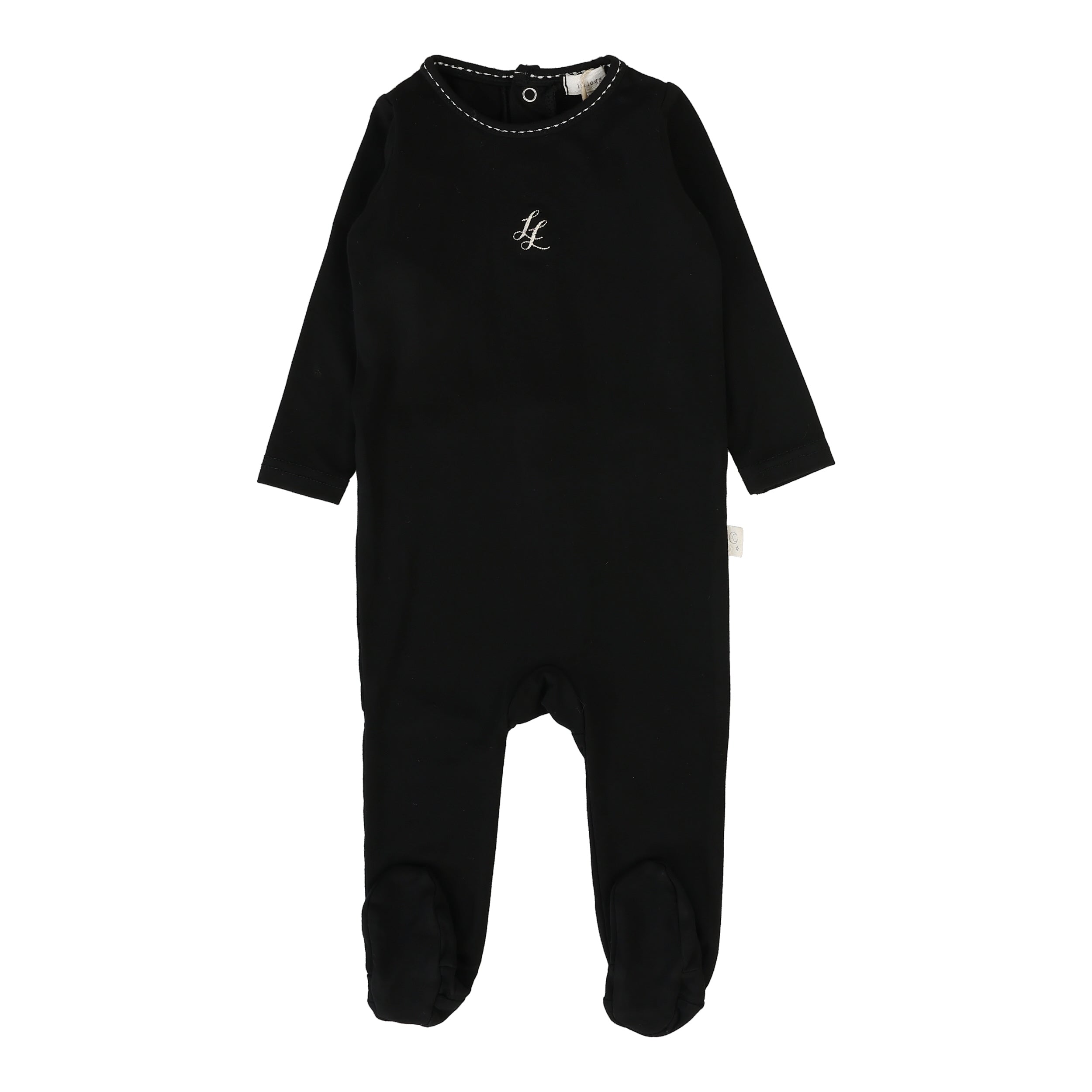 Lil Legs Emblem black footie