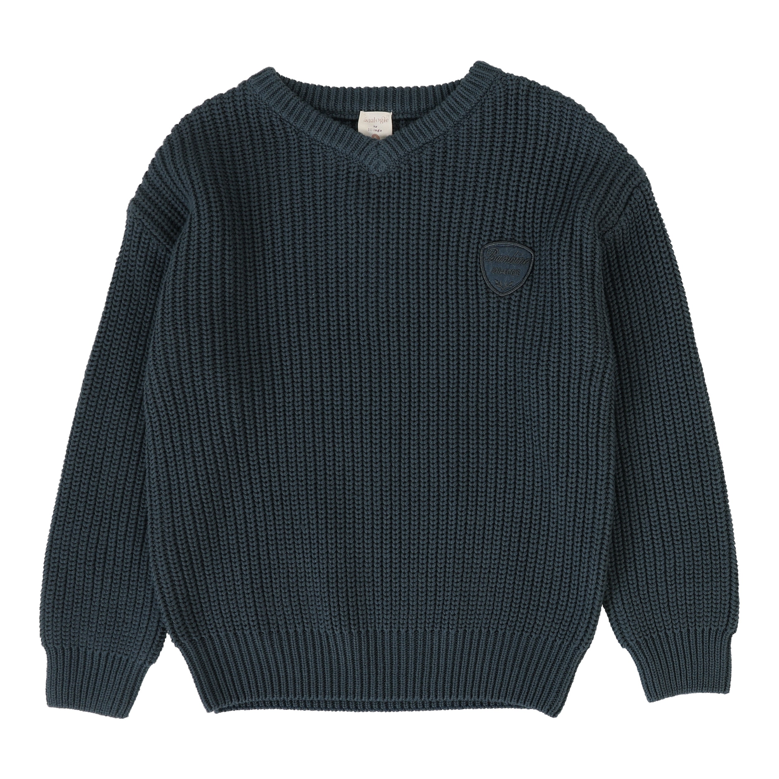 Lil Legs Slate v-neck sweater