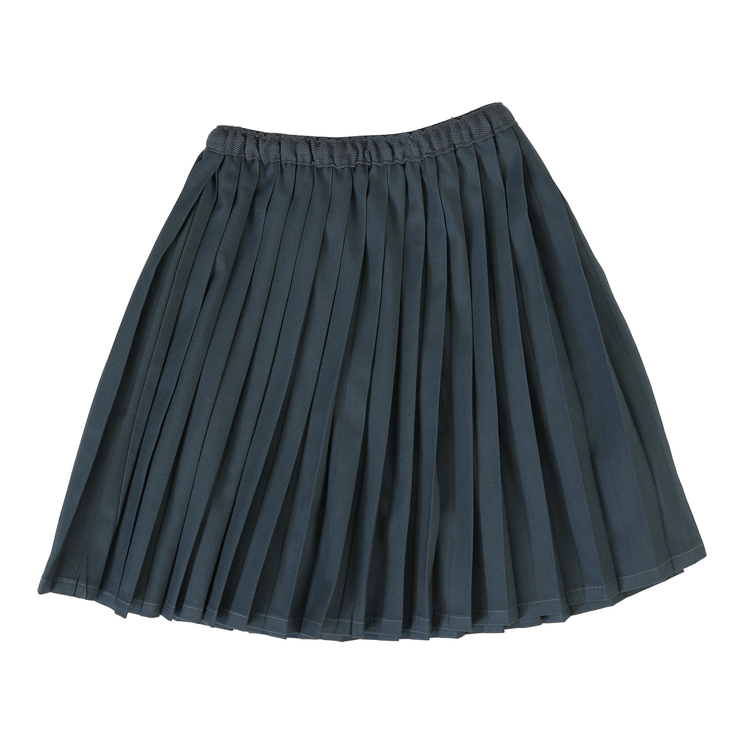 Lil Legs Knife pleated slate skirt