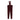 Lil Legs Deep red suspender knit long leggings
