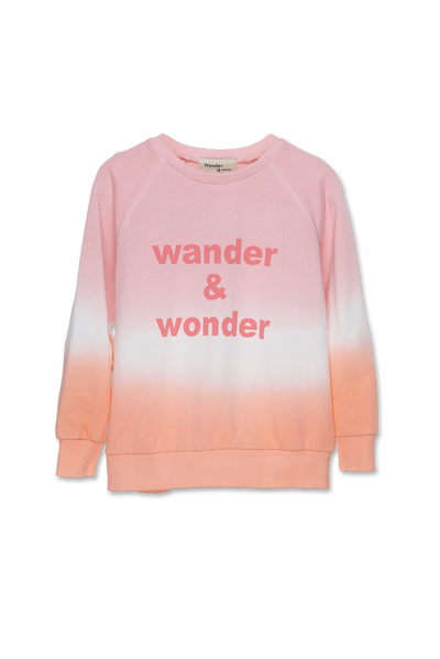 Ombre Punch Logo Sweatshirt by Wander & Wonder