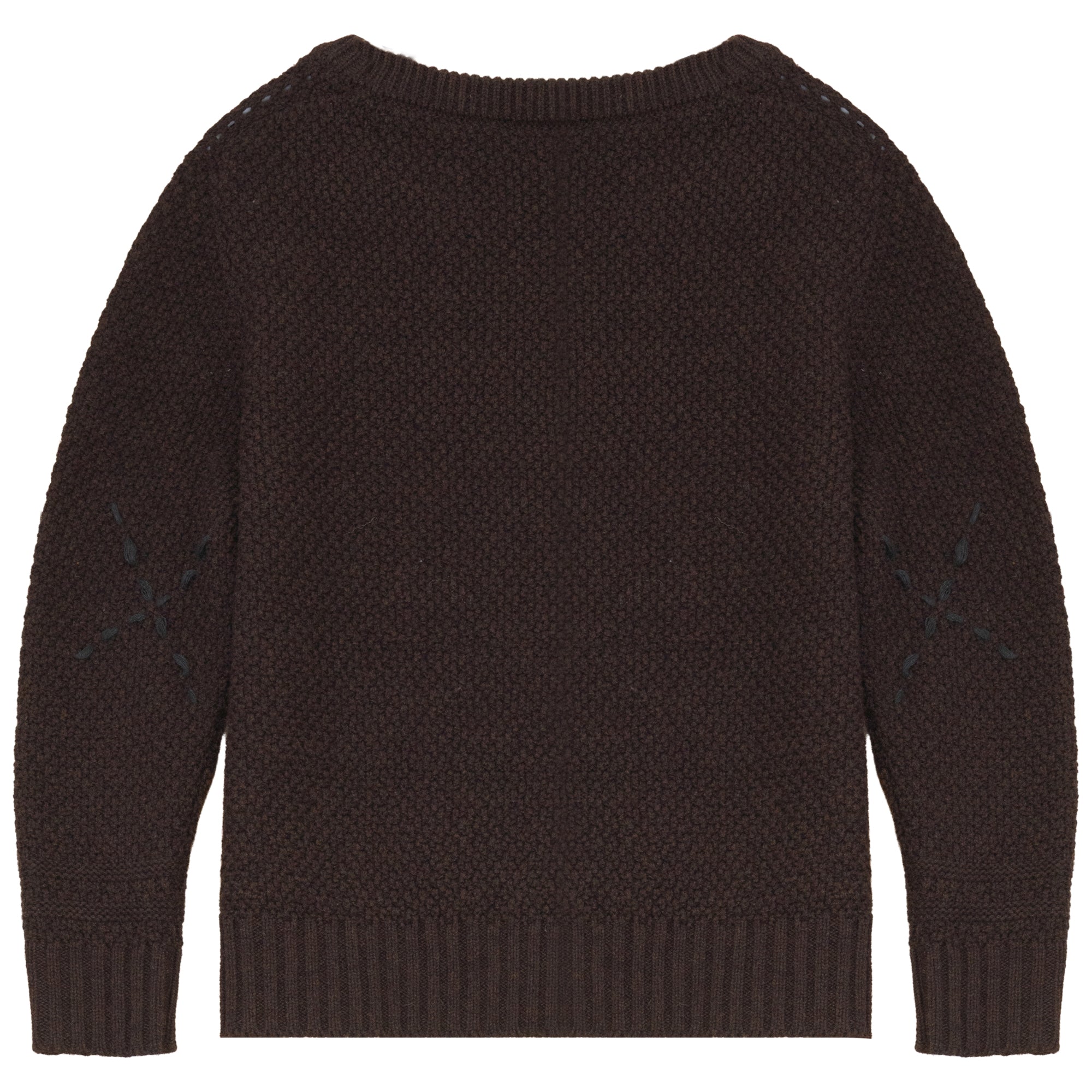Calla Lili Round neck brown sweater – Flying Colors