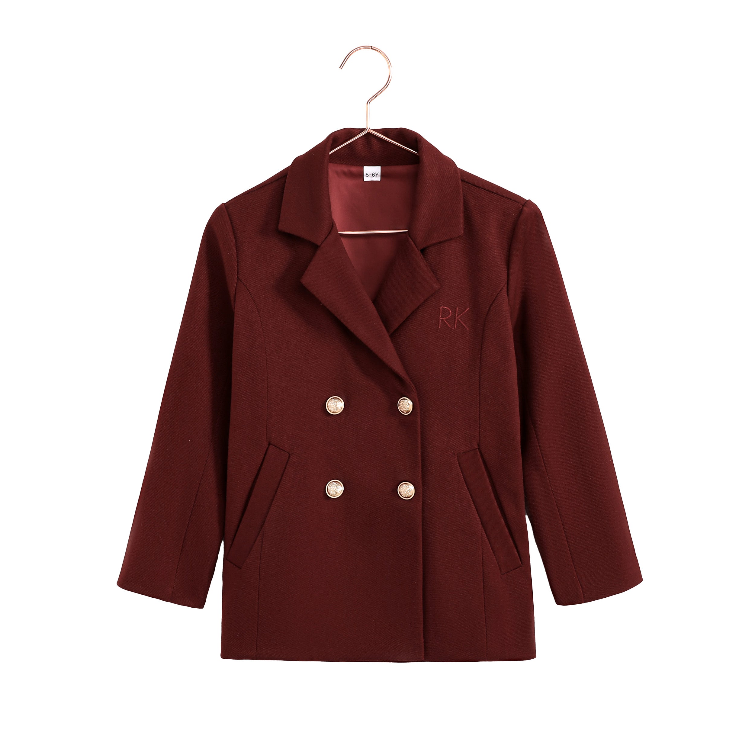 Retro Kid Emerson burgundy jacket