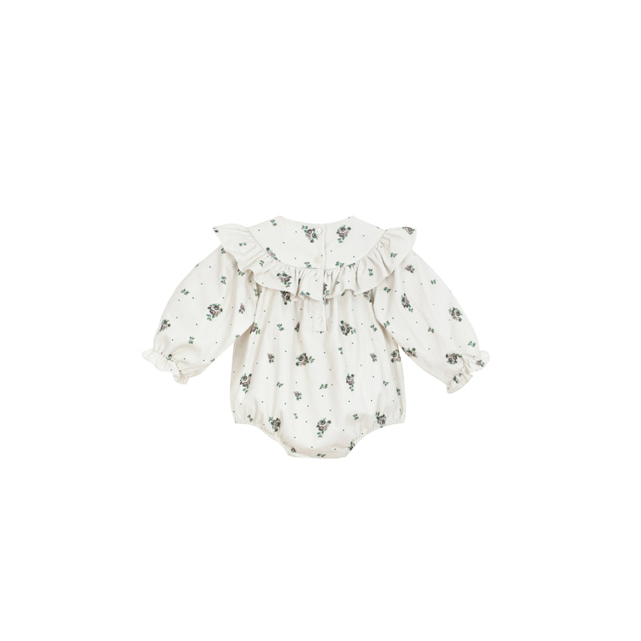 Emma cream flower romper by C'era Una Volta