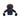 Ellabee Natural racoon fur navy coat
