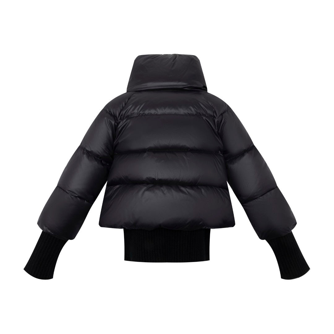 Ellabee Double zipper black bomber