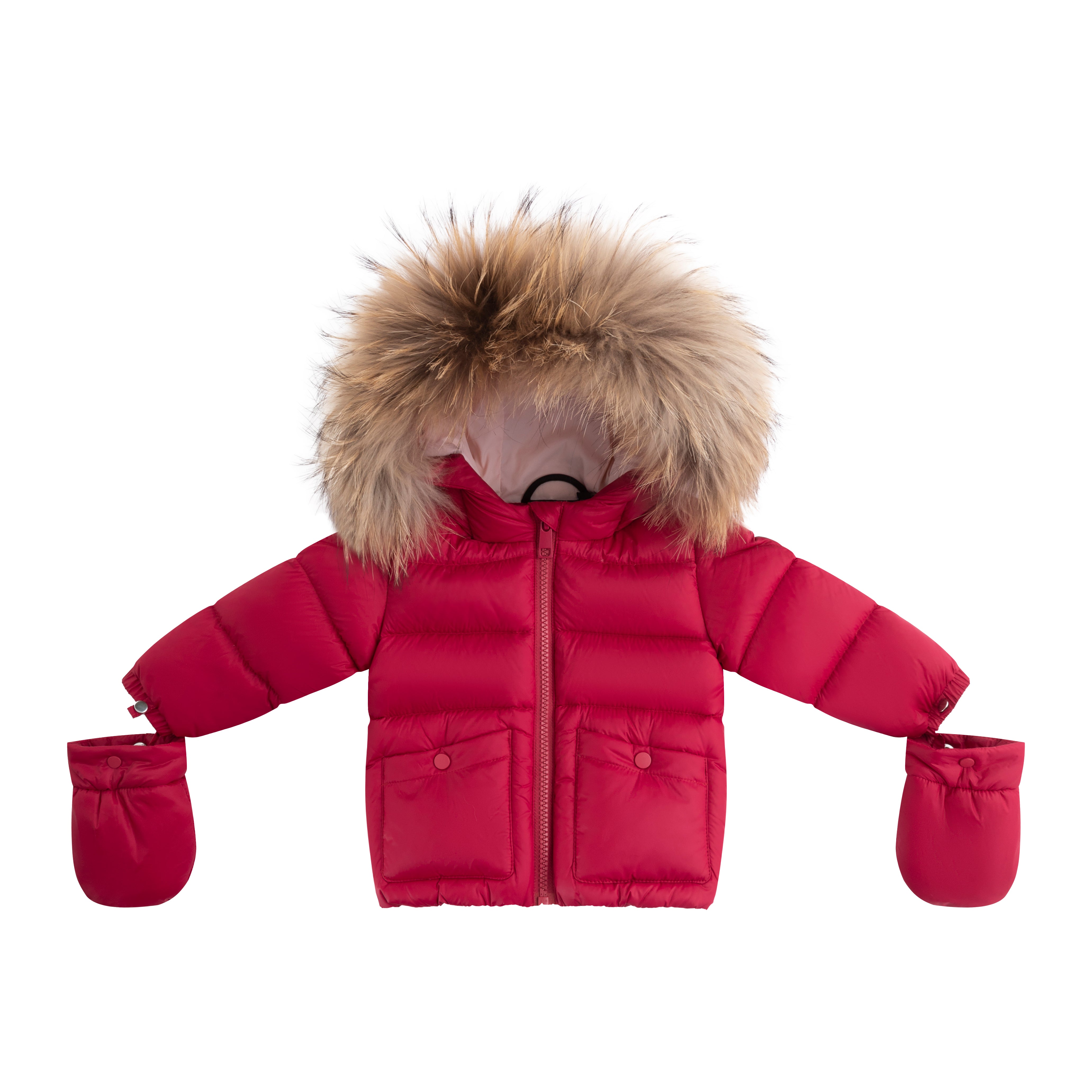 Ellabee Pink lining raspberry coat