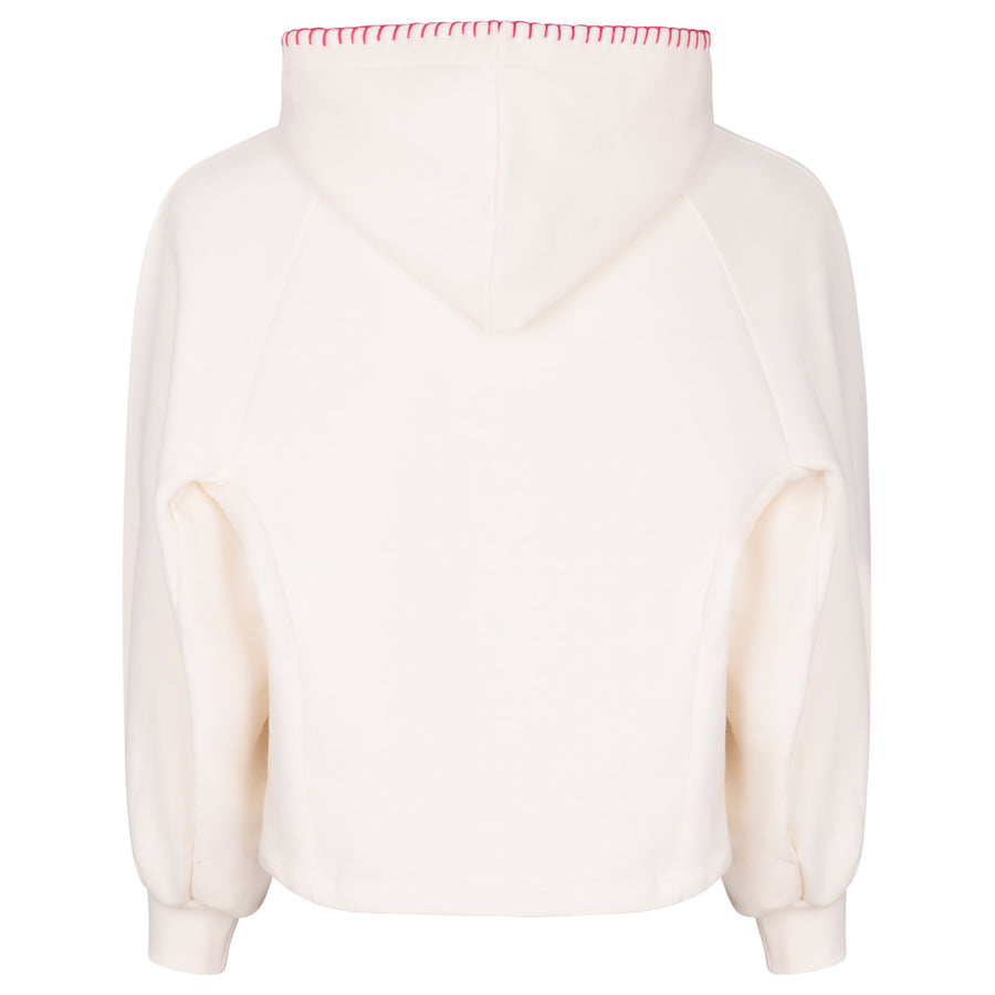 Stitch pink cream hoodie by MSGM