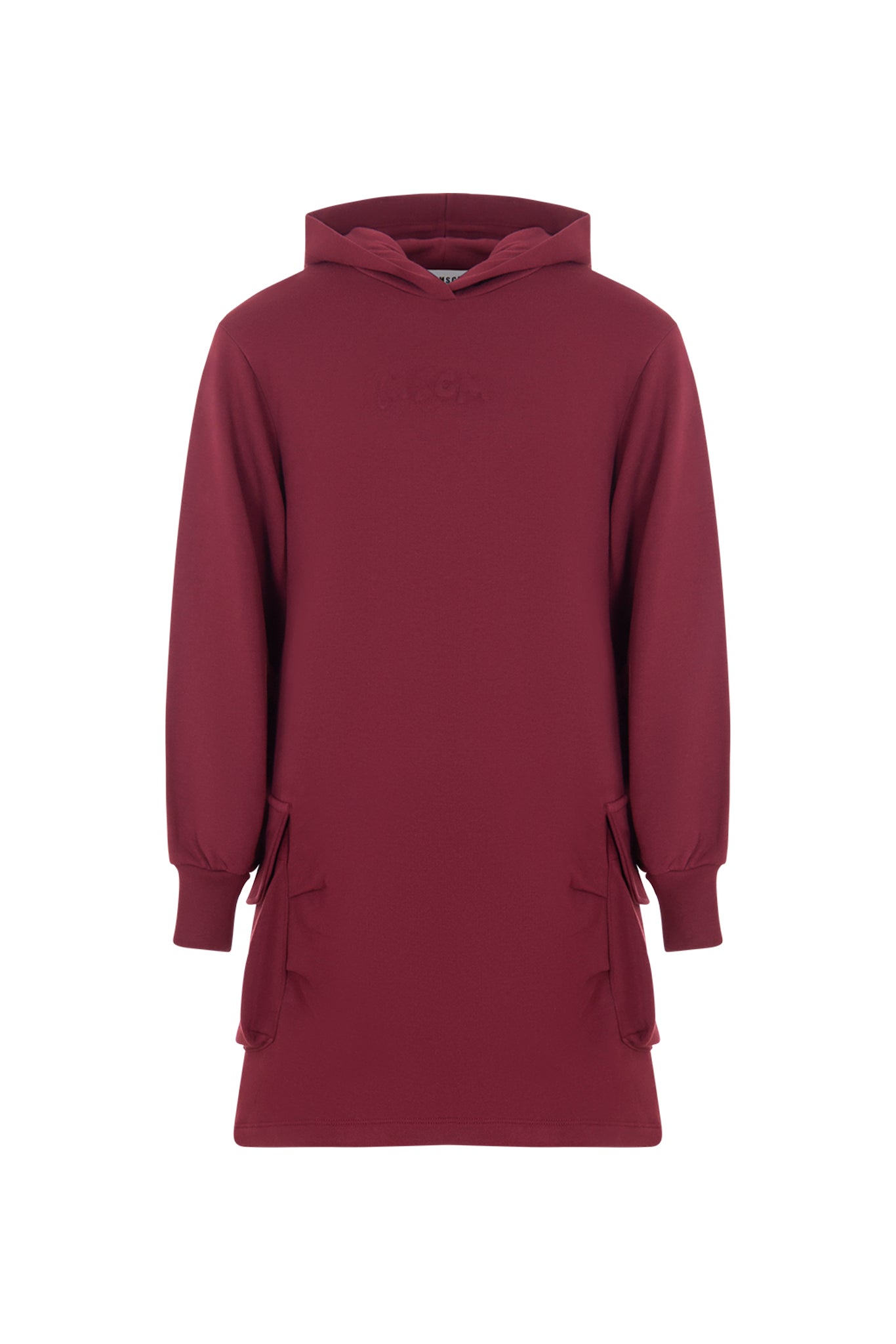 MSGM Hooded wine dress