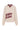MSGM Diagonal logo cream sweatshirt