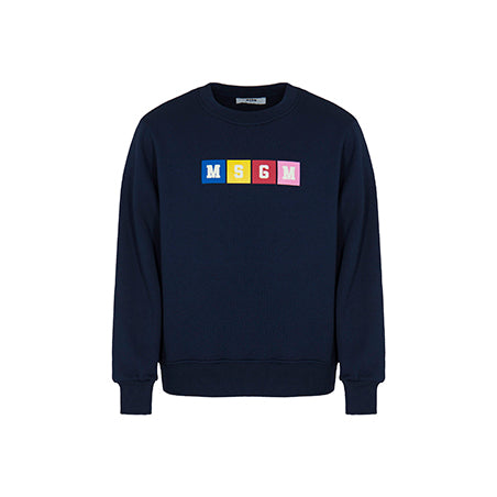 MSGM Square Logo Sweatshirt