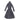 Tonal contrast dress by Venera Arapu
