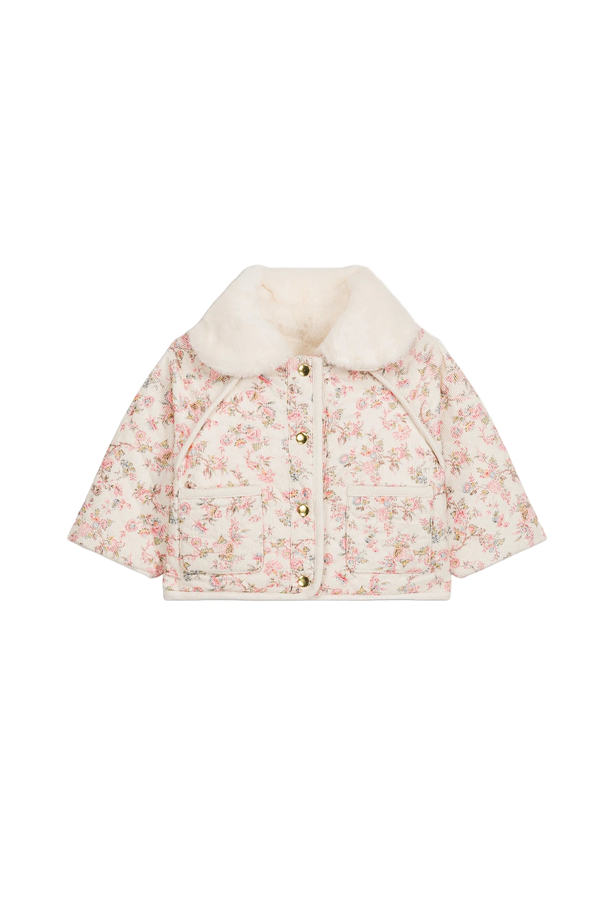 Louise Misha Jasmina reversible corduroy coat