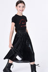 Pleated gradation skirt by Karl Lagerfeld