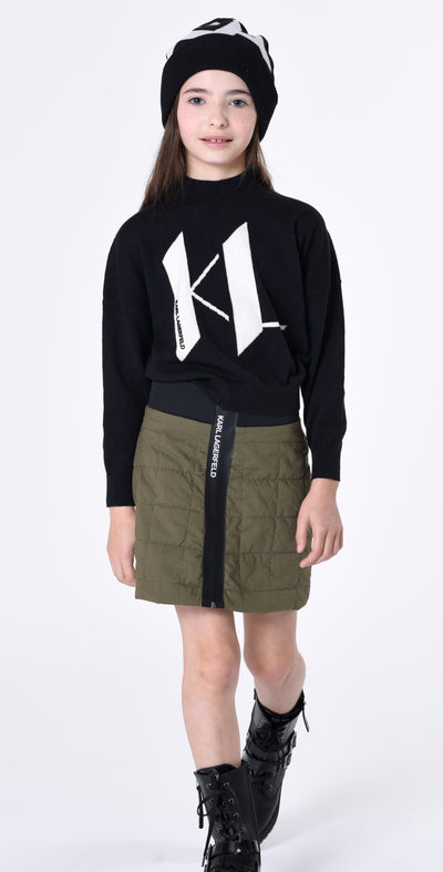 KL logo artwork sweater by Karl Lagerfeld