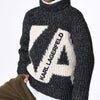Logo artwork knitted sweater by Karl Lagerfeld