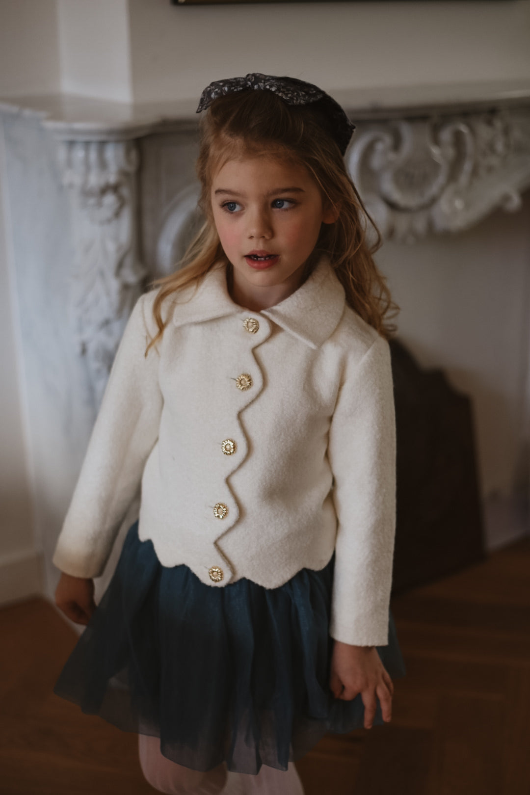 LRDM Mara tweed sand jacket