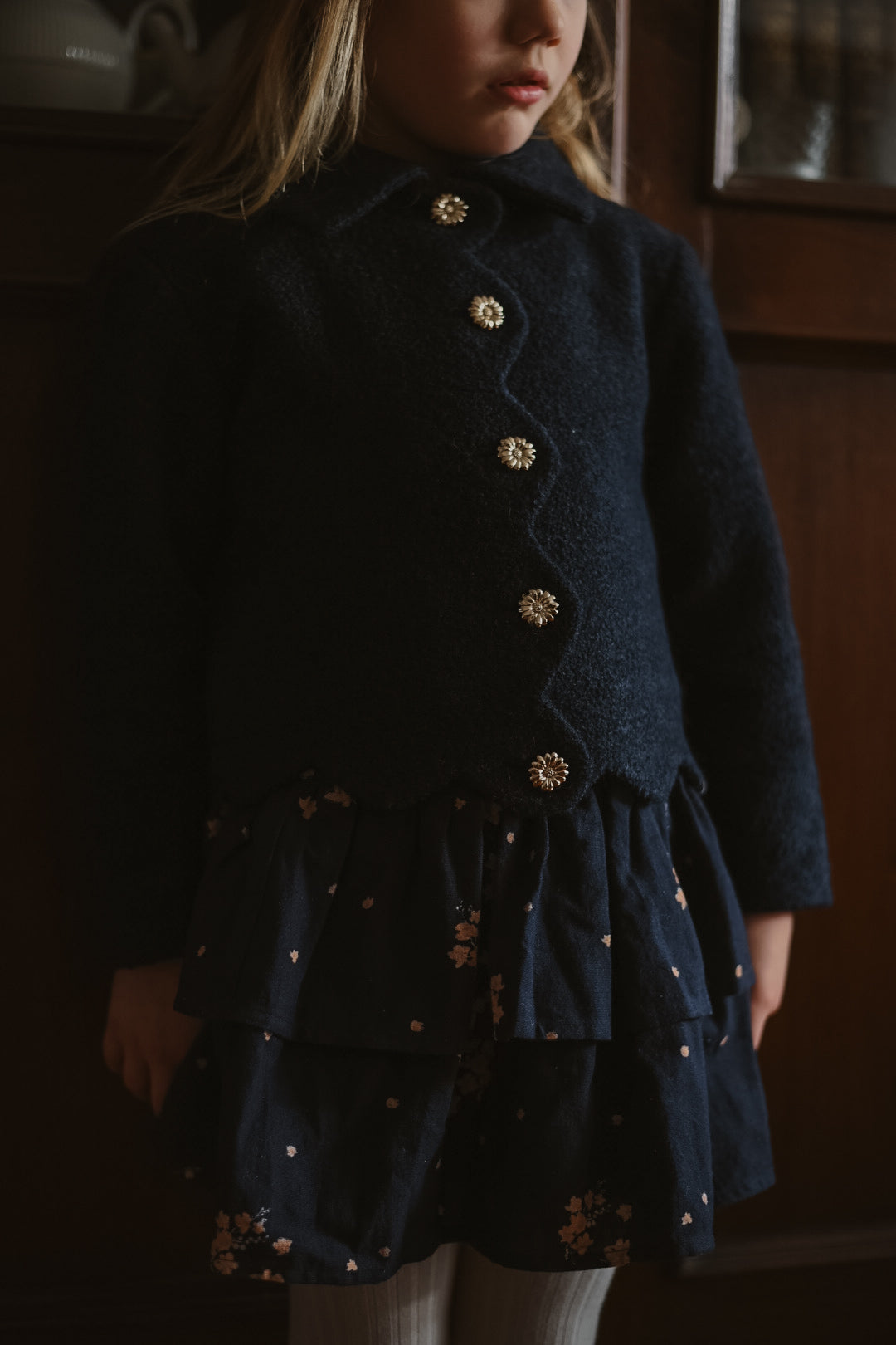 LRDM Mara tweed blue jacket
