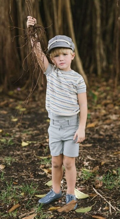 Sage green woven shorts by Sweet Threads