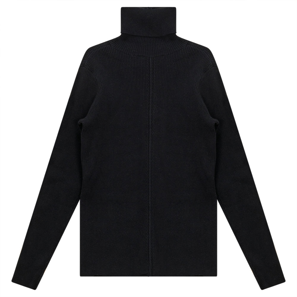 Marine rib turtleneck by Gem