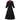 Gem Gemstone collared black dress