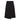 Gem Cargo pocket black parachute skirt