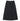 Gem Raw edged black denim skirt - Flying Colors