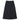 Gem Raw edged black denim skirt - Flying Colors