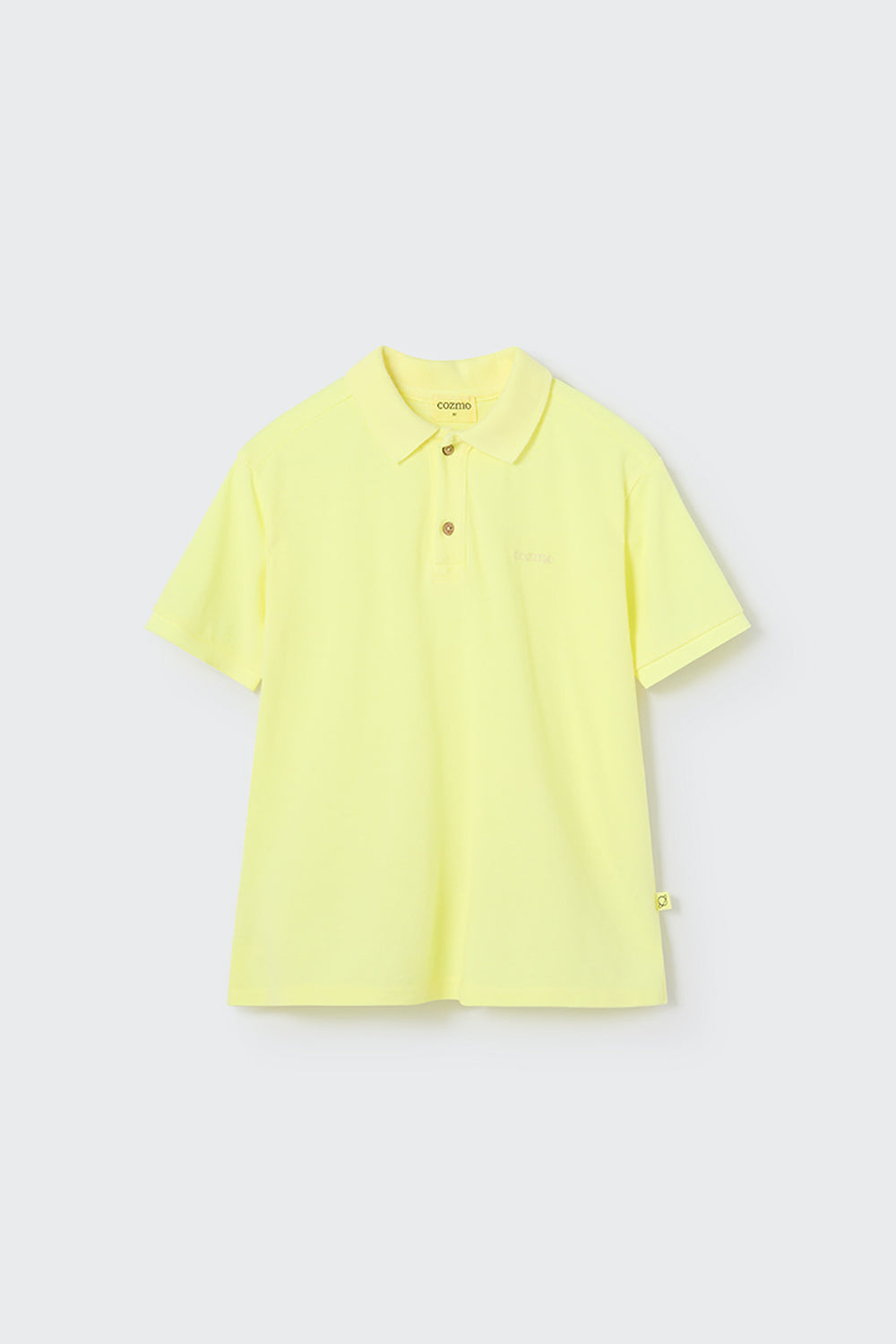 Yellow pique polo by Cozmo
